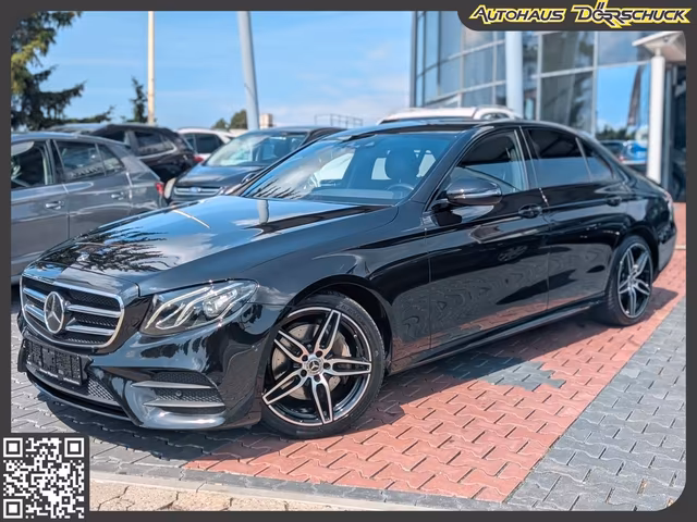Mercedes-Benz E 200 d  AMG-Line.  AHK. RFK. Navi. *Distronic* - Ansicht 1 von 1. Gebrauchtwagen Detailaufnahme bei Autohaus Dörrschuck Mainz.