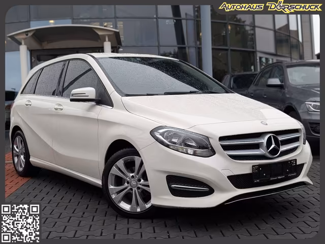 Mercedes-Benz B180d Automatik Teilleder Kamera Navi Sport - Ansicht 1 von 1. Gebrauchtwagen Detailaufnahme bei Autohaus Dörrschuck Mainz.