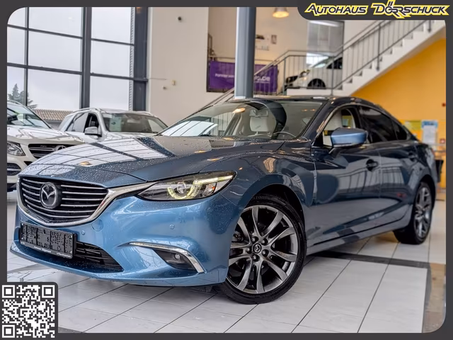 Mazda 6 Lim. Sports-Line RFK. Leder. Head-UP. Sitzh - Ansicht 1 von 1. Gebrauchtwagen Detailaufnahme bei Autohaus Dörrschuck Mainz.