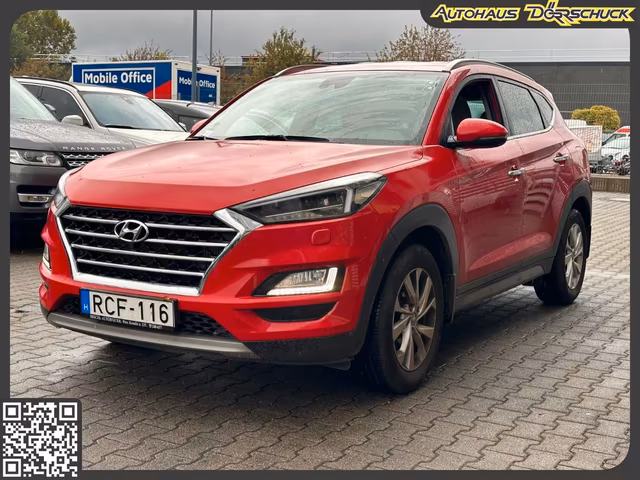 Hyundai Tucson Premium 2WD Automatik Kamera LED 4xSitzHZ - Ansicht 1 von 1. Gebrauchtwagen Detailaufnahme bei Autohaus Dörrschuck Mainz.