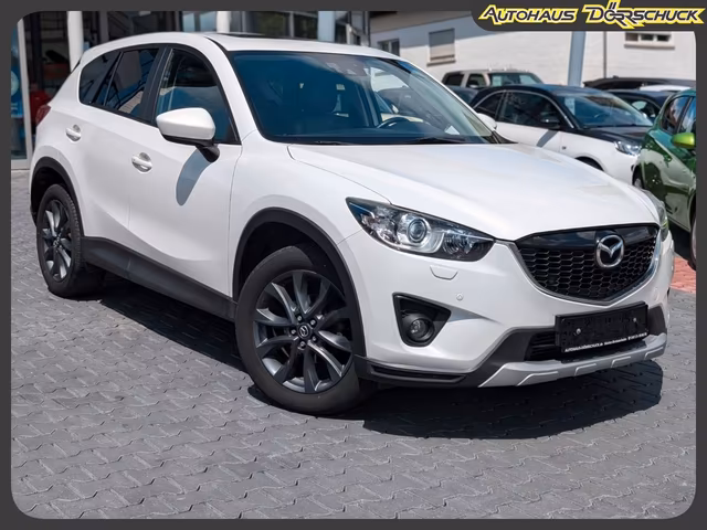 Mazda CX-5 Sports-Line AWD AHK. RFK. Schiebedach. Navi - Ansicht 1 von 1. Gebrauchtwagen Detailaufnahme bei Autohaus Dörrschuck Mainz.