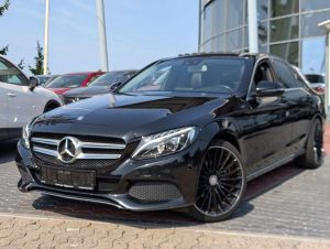 Mercedes-Benz C 180  C180CGI Automatik LED Schiebedach Navi Leder SHZ
