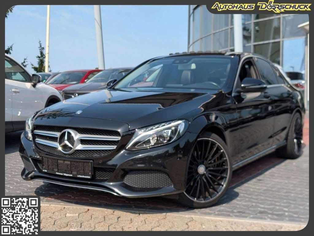 Mercedes-Benz C 180  C180CGI Automatik LED Schiebedach Navi Leder SHZ