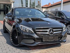 Mercedes-Benz C 180  C180CGI Automatik LED Schiebedach Navi Leder SHZ